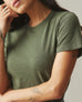 Women's Premium Slub Crew Tee - Fern